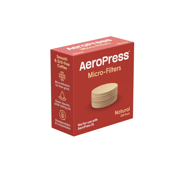 Aeropress® original NATURAL filtri, 200 kos
