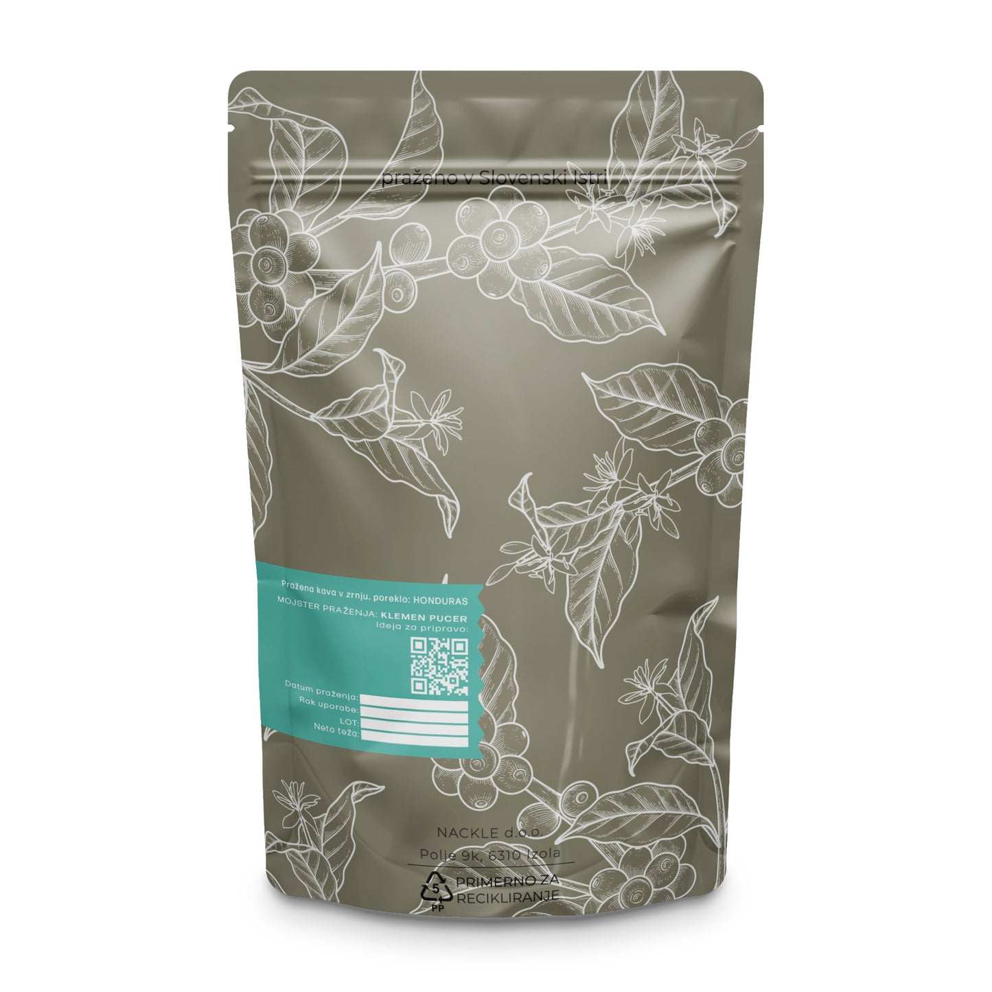 HONDURAS Shg Bez kofeina Water Mountain - SREDNJE PRŽENJE