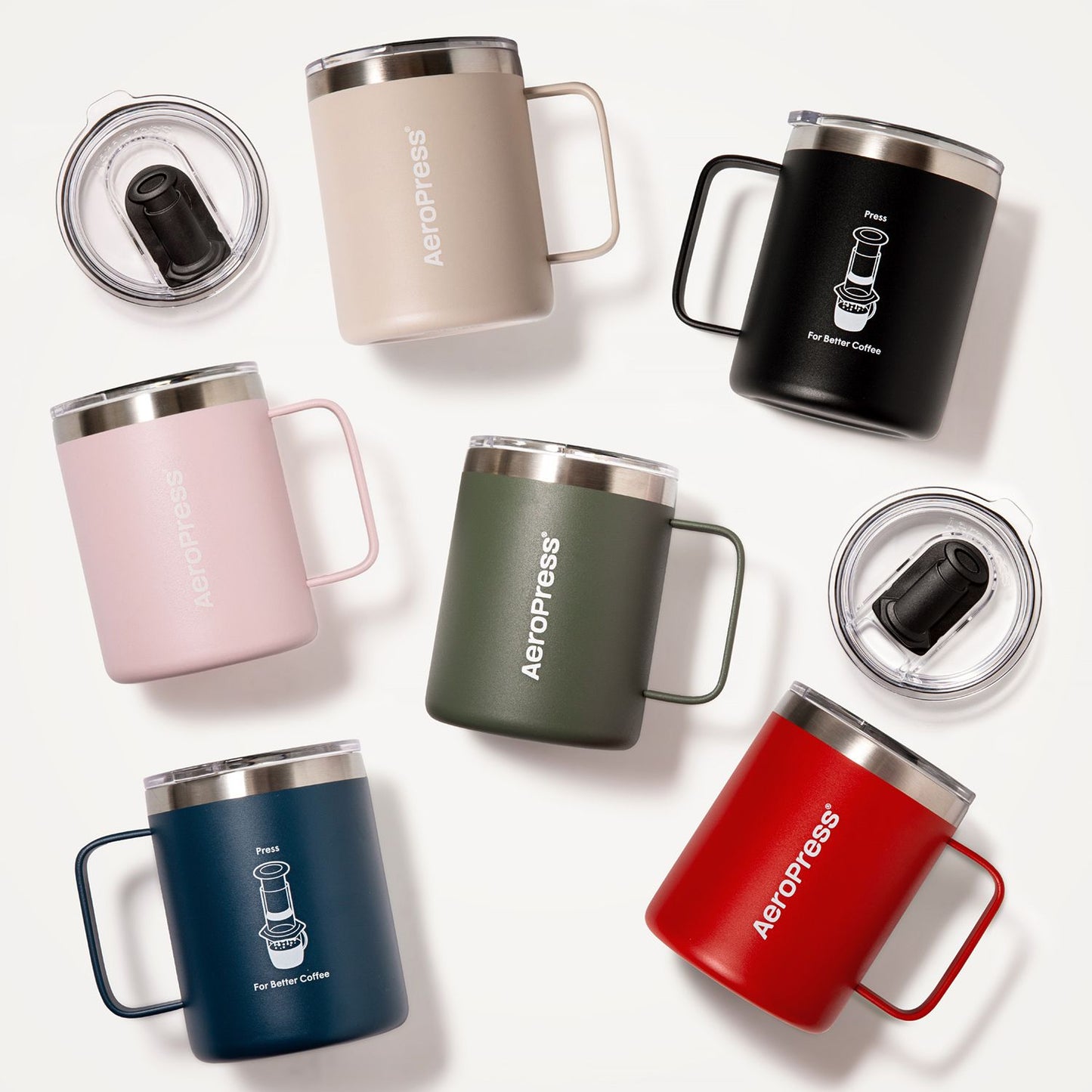 Aeropress Travel Coffee Mug - Cream