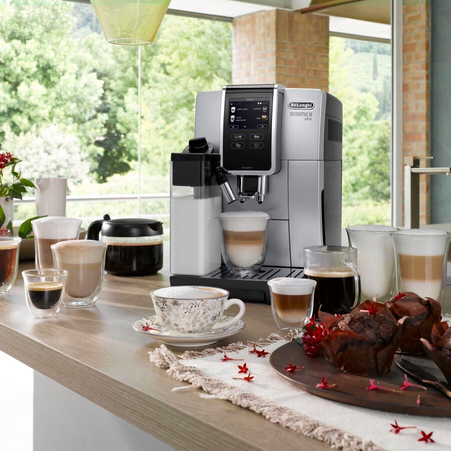 Kavni aparat DELONGHI ECAM370.85.SB Dinamica Plus z aplikacijo - coffeetime.si