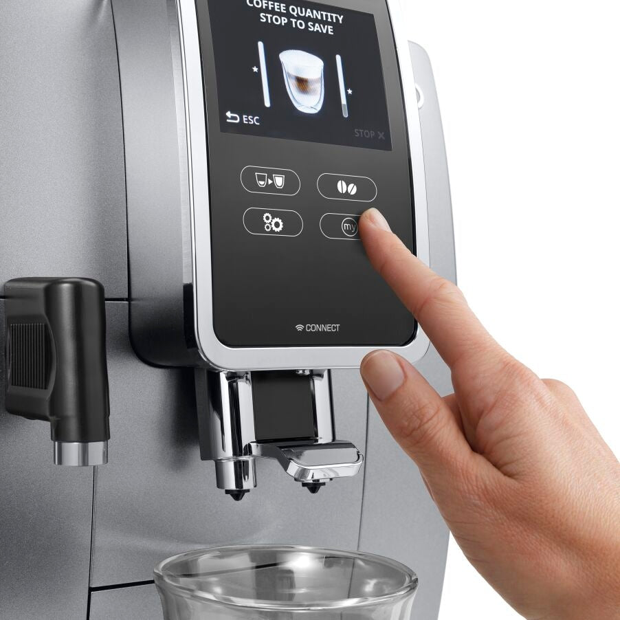 Kavni aparat DELONGHI ECAM370.85.SB Dinamica Plus z aplikacijo - coffeetime.si