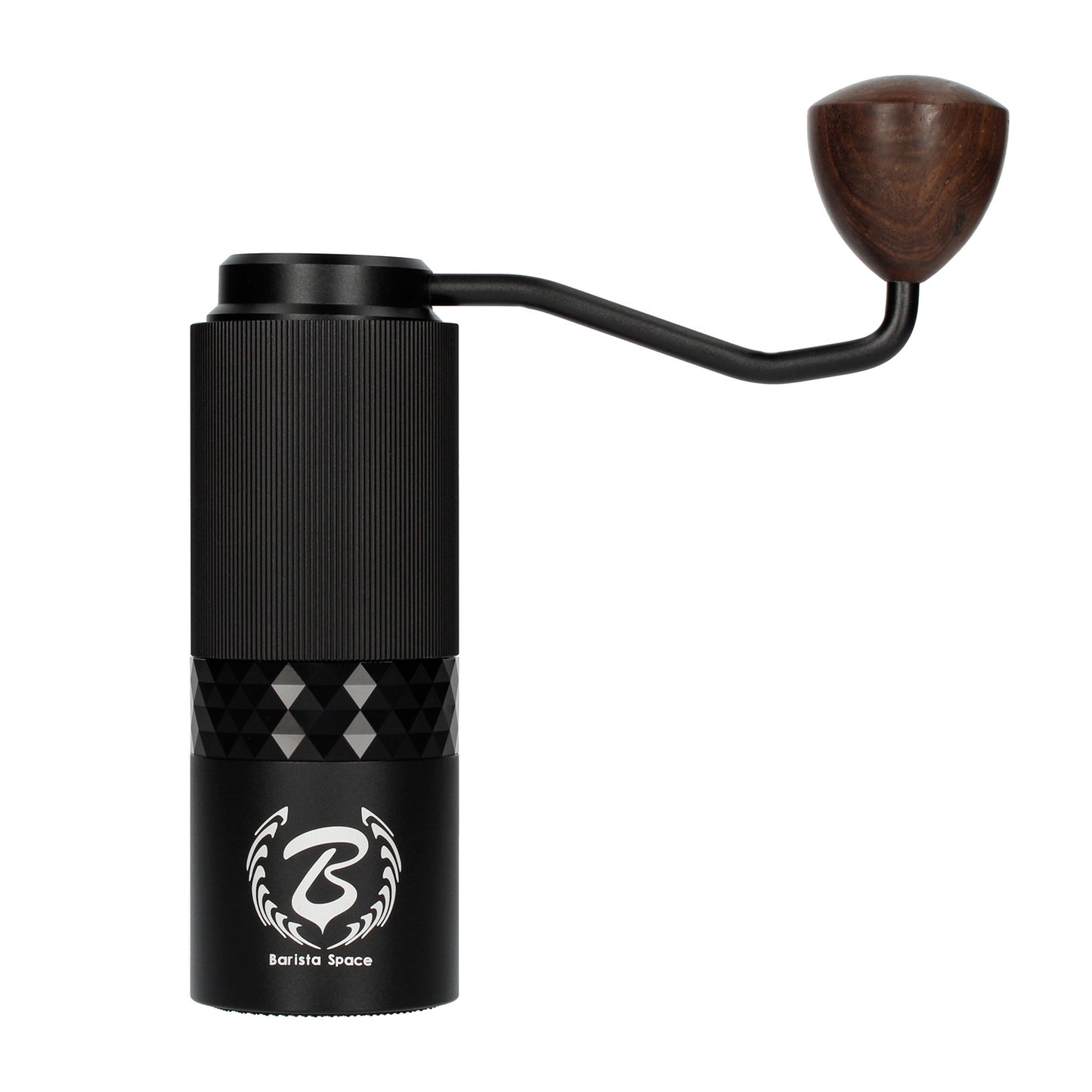 BARISTA SPACE PREMIUM Ročni mlinček, Črn - coffeetime.si
