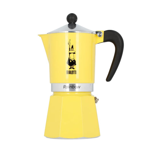 Kafetiera BIALETTI MOKA RAINBOW, 6tz, Rumena