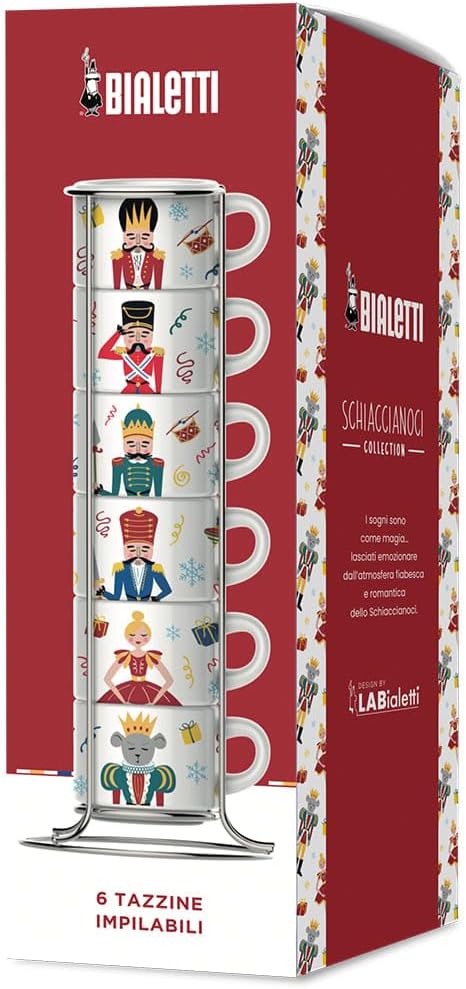 BIALETTI set skodelic, NUTCRACKER