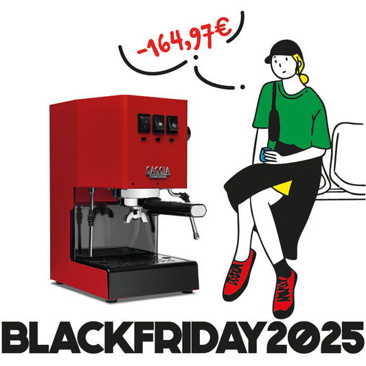 BLACK FRIDAY - Gaggia CLASSIC E24 Cherry Red - Color Vibes