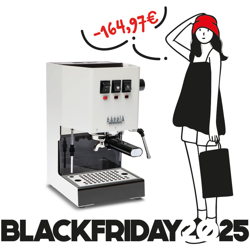 BLACK FRIDAY - Gaggia CLASSIC E24 Polar White - Color Vibes