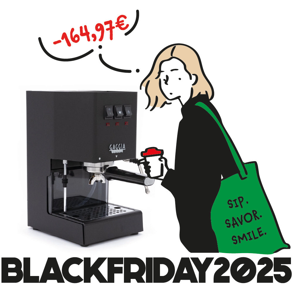 BLACK FRIDAY - Gaggia CLASSIC E24 Thunder Black - Color Vibes