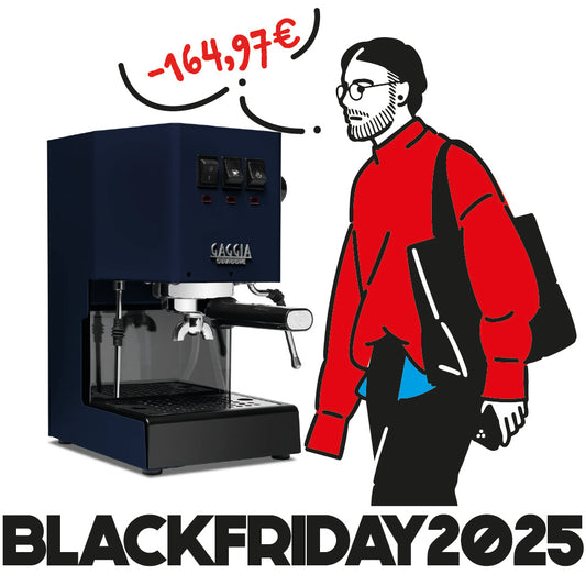 BLACK FRIDAY - Gaggia CLASSIC E24 Classic Blue - Color Vibes