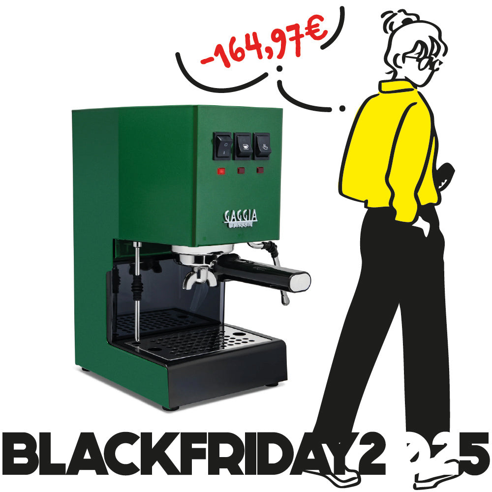 BLACK FRIDAY - Gaggia CLASSIC E24 Jungle Green - Energy Vibes