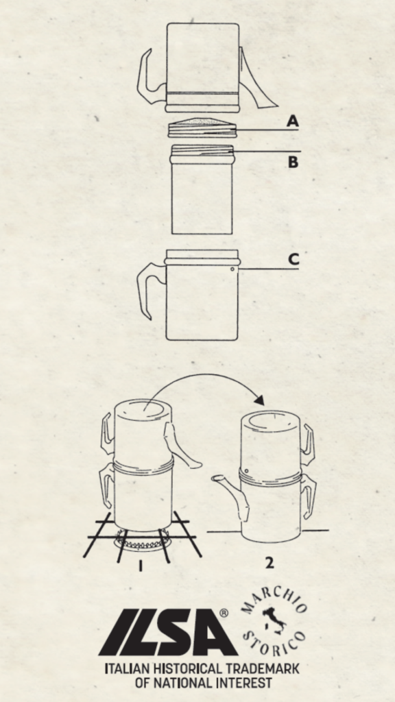 Kafetiera NAPOLETANA 3-4T