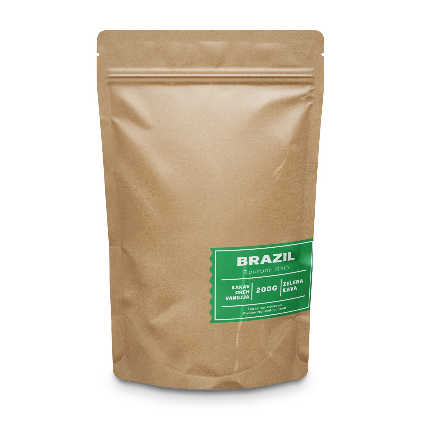 BRAZIL, Bourbon Rojo: ZELENA KAVA