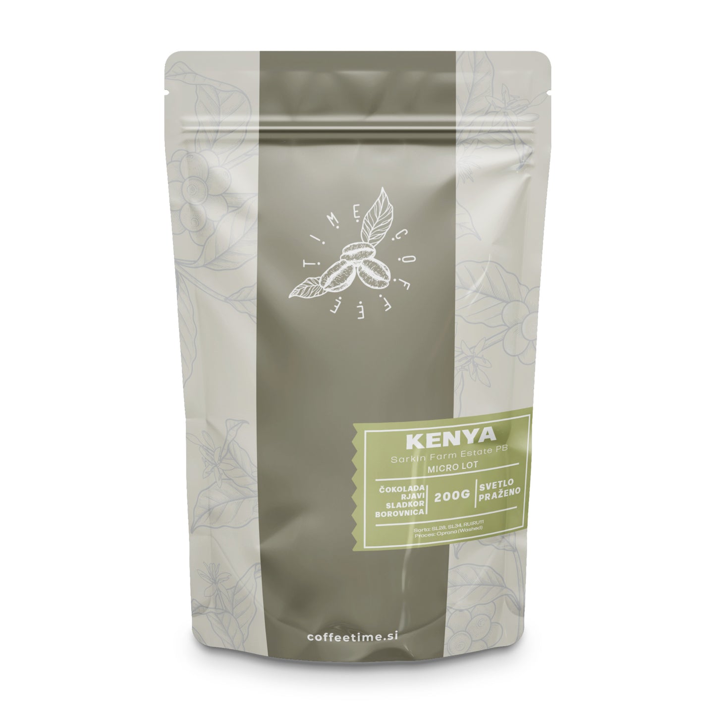 KENYA Sarkin Farm Estate PB - Micro Lot; Svetlo pražena
