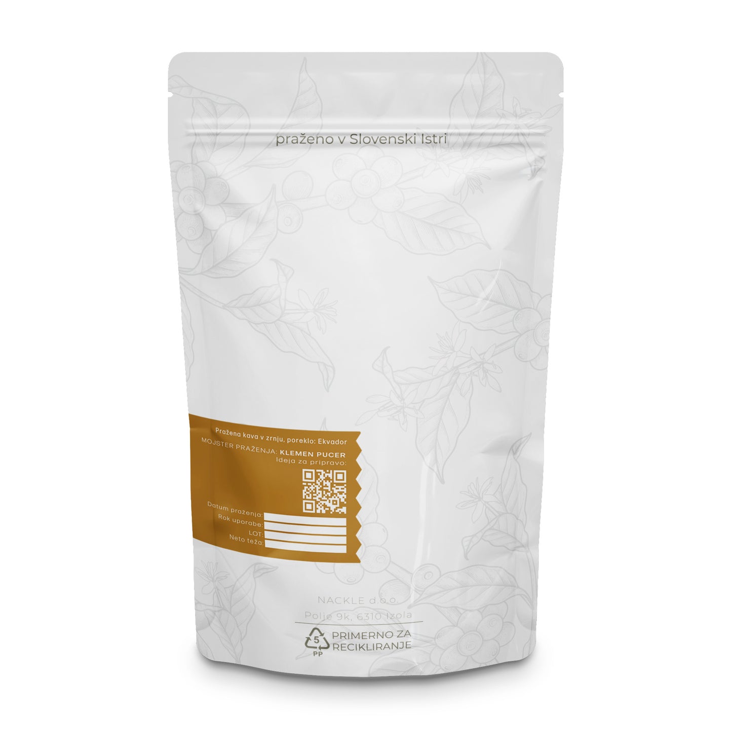 ECUADOR Finca La Reserva ILCAF; Srednje Pražena