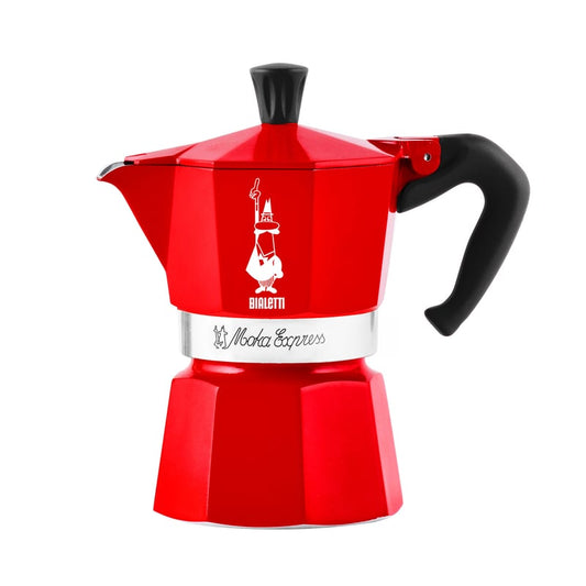 Kafetiera BIALETTI MOKA EXPRESS, 3tz, Rdeča - NUTCRACKER