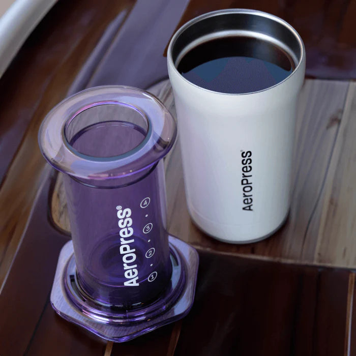 Aeropress Travel Coffee Tumbler - Cream