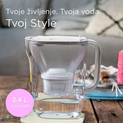 Brita Style Cool Led, 2.4l, Mat Bela