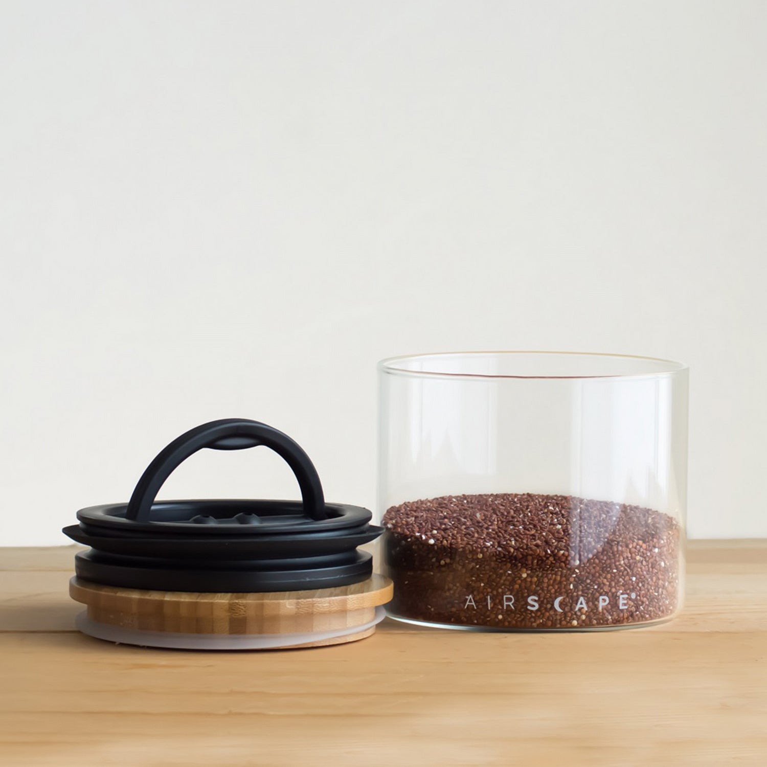 AIRSCAPE® posoda za shranjevanje kave, 850 ml, steklena - coffeetime.si