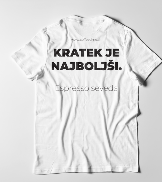 Majica KRATEK. - coffeetime.si