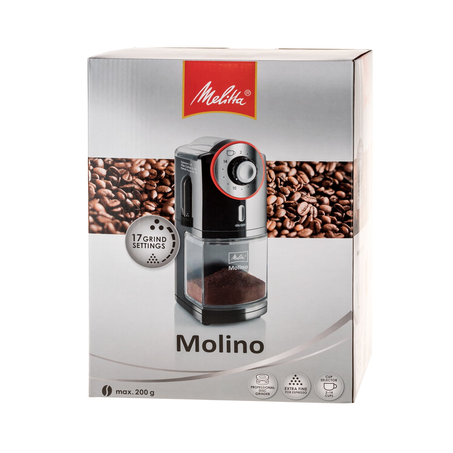 MELITTA MOLINO, Rdeč - coffeetime.si